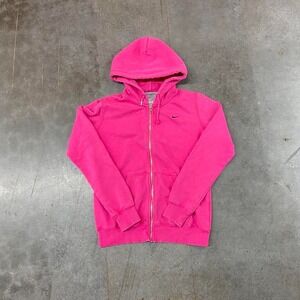 Nike Hot Pink Full Zip Hoodie Y2K Women's Size M